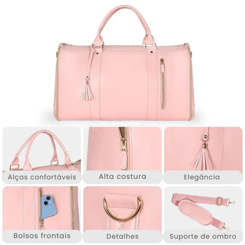 Mala de Mão Multi Dobrável + Bolsa de Brinde