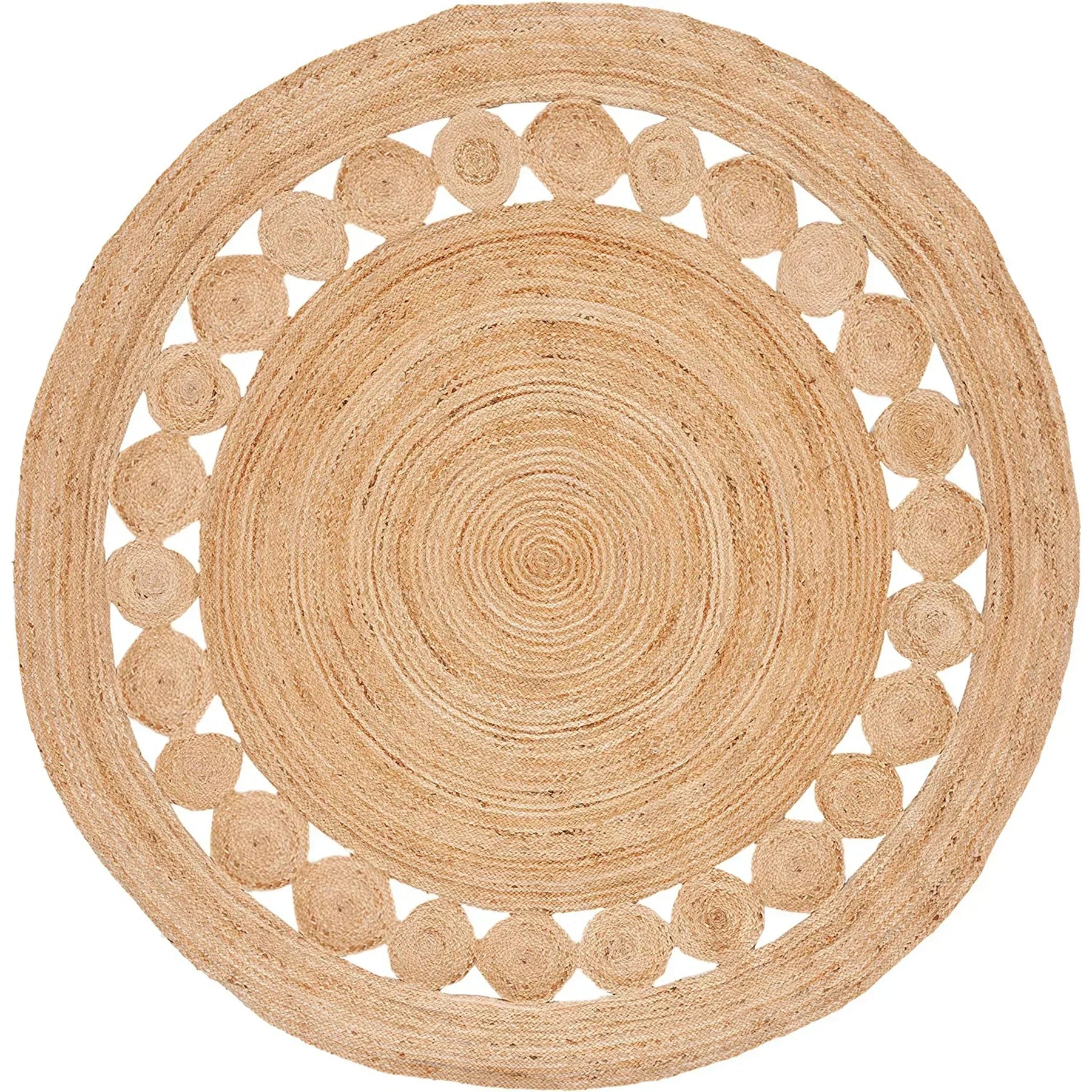 Jute Braided Round - IC-17080 / Natural