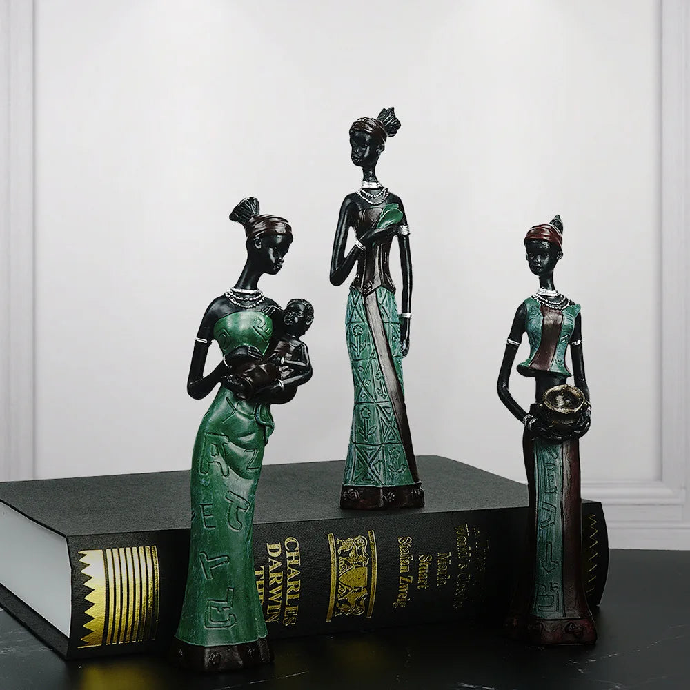 Estatuas Mulheres Africanas