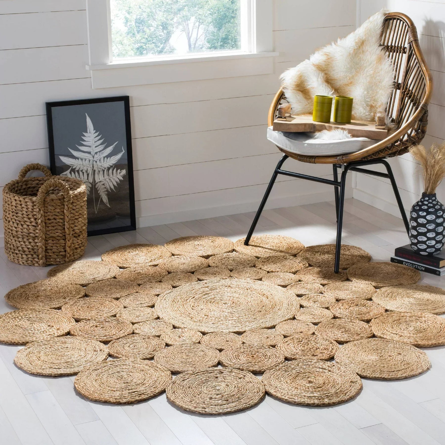 Jute Rug Round -IC-18412 / Natural