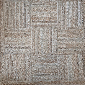 Jute Check Rug -IC-17281 Natural